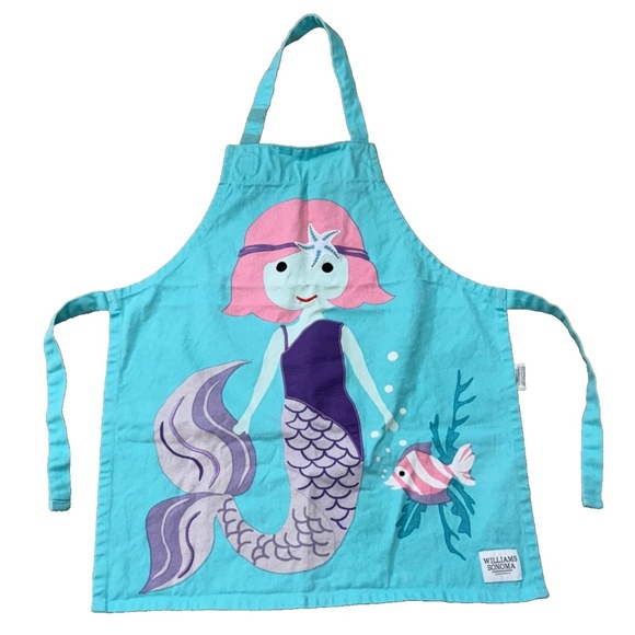 Williams Sonoma Child's Mermaid Kitchen Apron; One Size - Picture 1 of 4